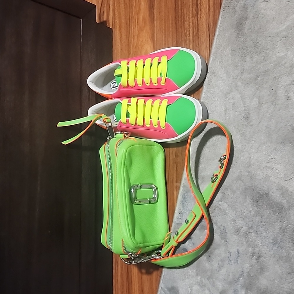 Marc Jacbos Purse and sneaker bundle. Willing to sell separately.